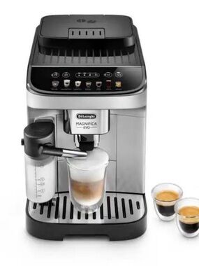 DeLonghi Magnifica Evo Stainless Steel Espresso Machine - Silver/Black